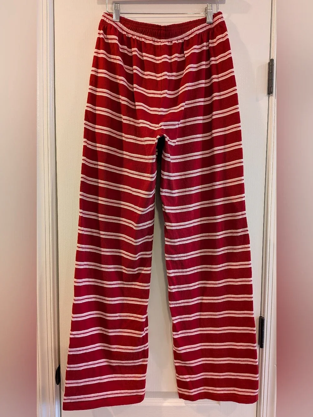 Parke Set Mockneck Sweatshirt & Pants Valentine’s Day Amour Stripes Sz L/XL & S